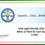 Smile Legal Internship 2026 Apply Before 25 March, New Delhi