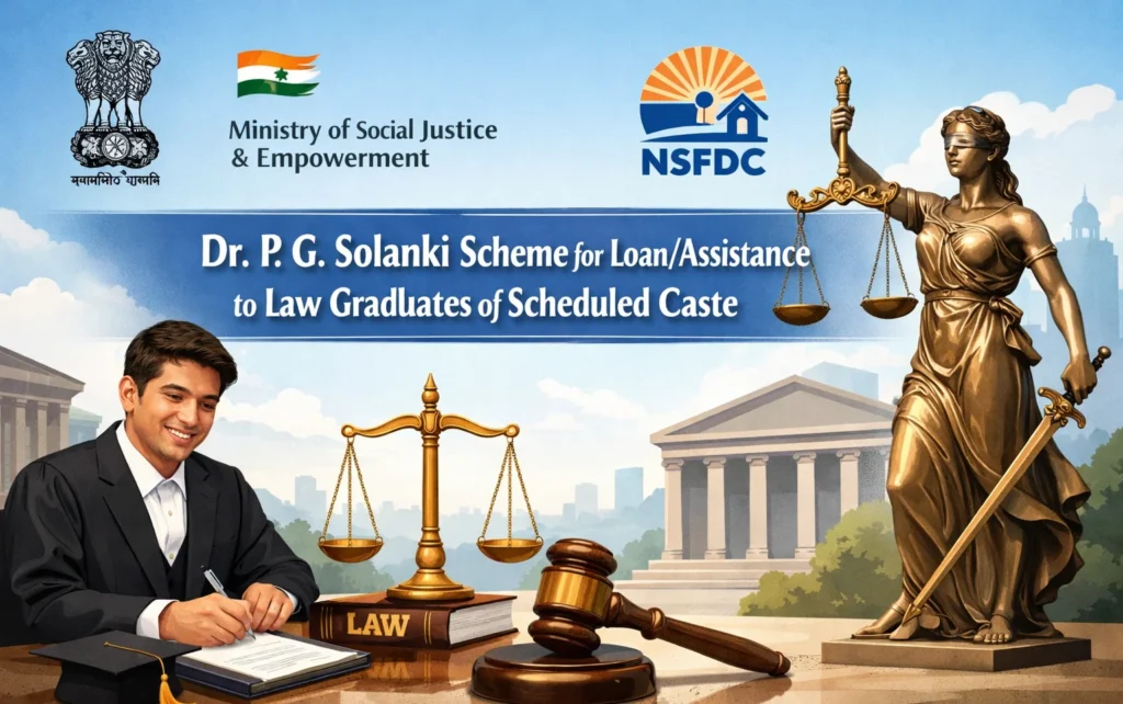 Dr. P. G. Solanki Scheme for LoanAssistance to Law Graduates of Scheduled Caste (SC), Gujarat