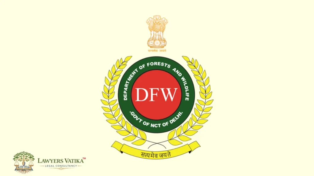 Legal Internship Department of Forest and Wildlife Government of National Capital Territory of Delhi (GNCTD)