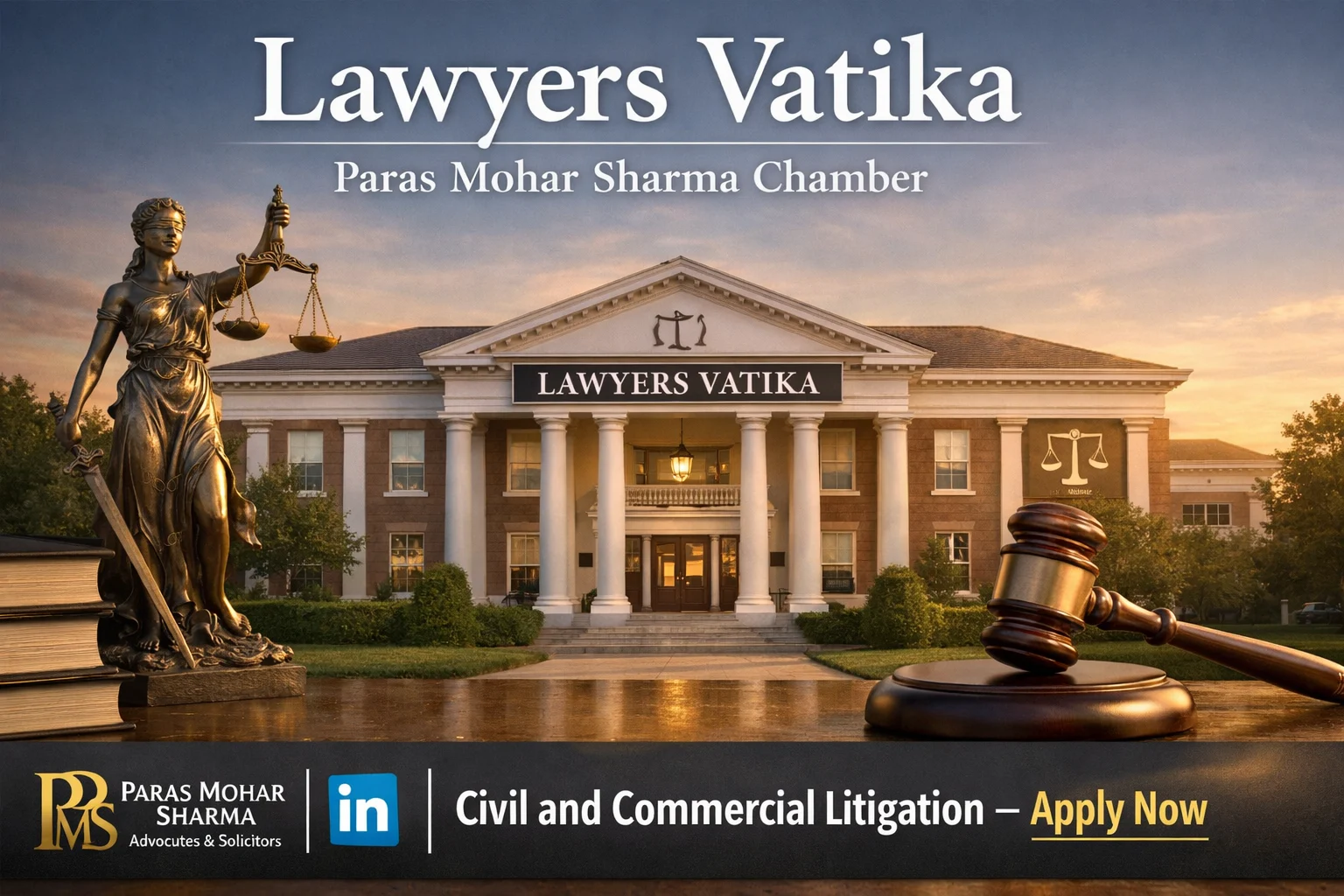 Paras Mohar Sharma Chamber Paid Online Internship 2026 Civil and Commercial Litigation – Apply Now